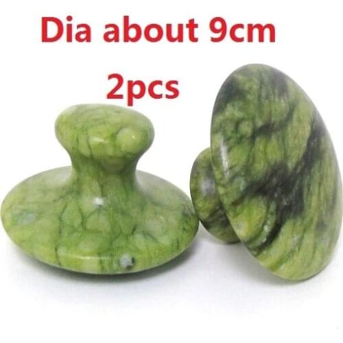 New Natural Energy essential oil massage stone set hot spa rock green jade stone with heater bag 9 gears temperature adjustment