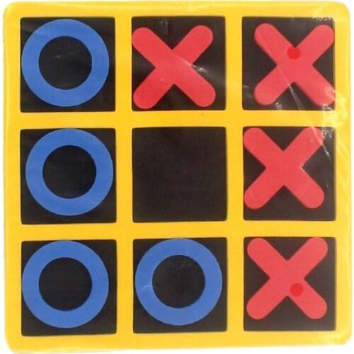 2021 new 1Set Tic-Tac-Toe Competitive Skill Parents-children Connection EVA Kids Tic-Tac-Toe Game for Family Gatherings