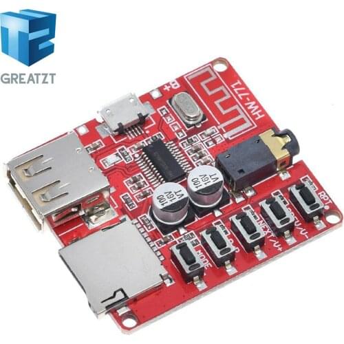 GREATZT New Bluetooth decoder board MP3 lossless car speaker amplifier modified Bluetooth 4.1 circuit board