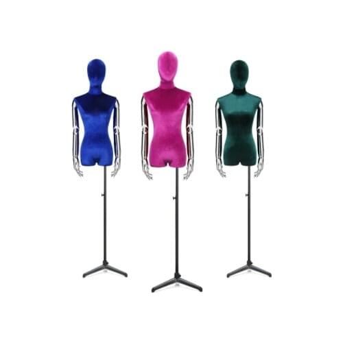 New Arrival!! High Quality Dressmaking Colorful Mannequin With Hand N Base On Display
