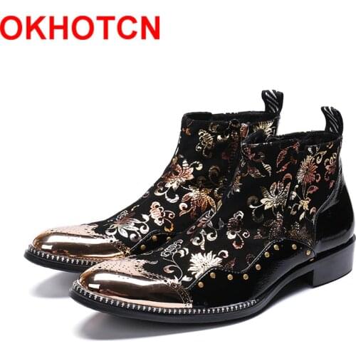 Мужские ботинки челси OKHOTCN China At AliExpress