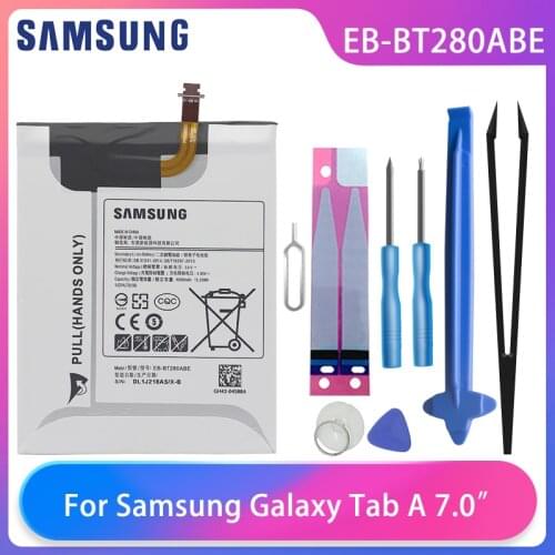 Original Samsung Galaxy Tab A 7.0“ SM-T280 T280 T285 Tablet Battery EB-BT280ABE 4000mAh With Free Tools AKKU