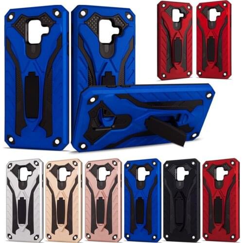 Shockproof Case For Samsung Galaxy A3 A5 A6 A7 A8 A9 Kickstand Phone Case Protective Cover For Samsung A8Plus A9Pro A9Star Lite