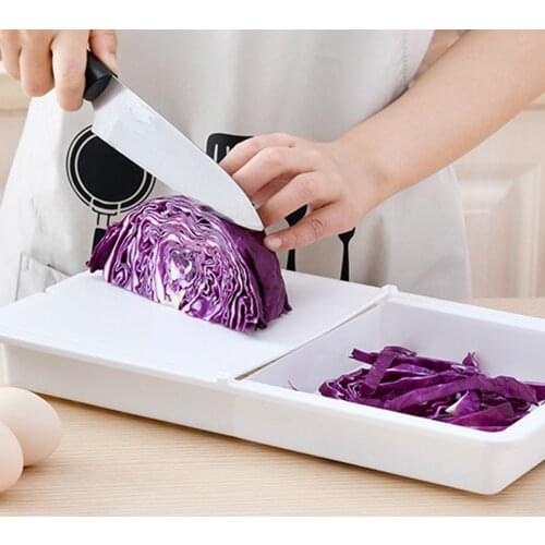 Cutting Boards Multifunctional Household Plastic Chopping Boards Storage Box for Fruits Meat Vegetables