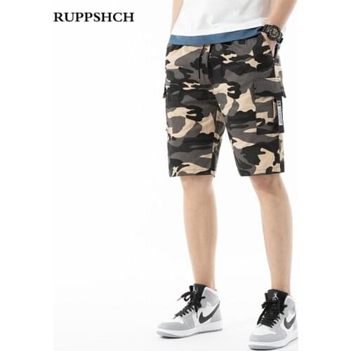 Men 2021 Summer New Sports Shorts Men Pure Cotton Casual Breathable Tooling Multi Pocket Pants Stretch Camouflage Shorts Men