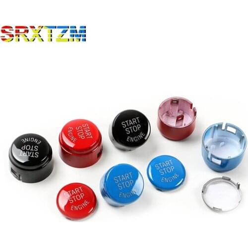 SRXTZM Car Engine Start Stop Switch Button Replace Cover E60 E70 E71 E90 E92 E93 F30 F10 F34 F15 F25 F48 X1 X3 X4 X5 X6
