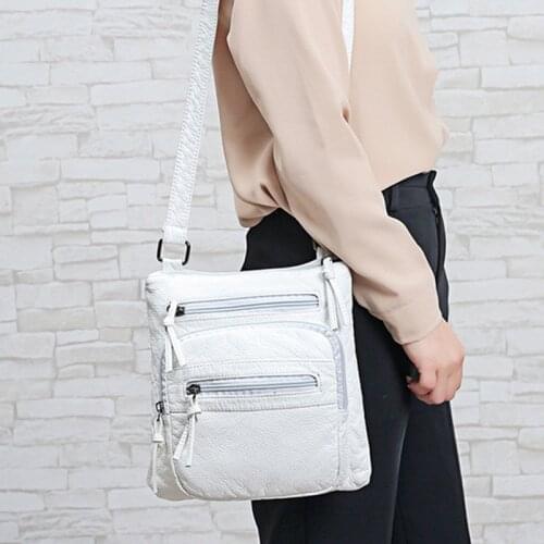 Women Bag Purses Flap Wallet Multi-layer Casual Shoulder PU Leather Messenger Women Luxury Shoulder Women Bag Crossbody Bags