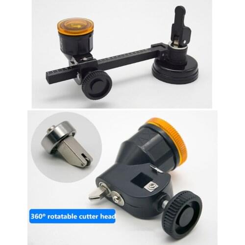 2021 New Industrial Grade Diamond Glass Cutter Wheels Compasses Suction Circle Cutter