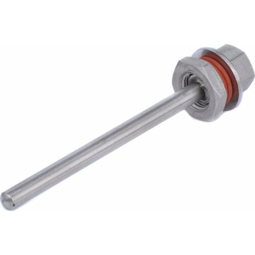 6 Inch Beer Brew Kettle Thermowell + Stainless Washer + 1/2" Lock Nut with Silicone O-rings Homebrew Beer Supplies