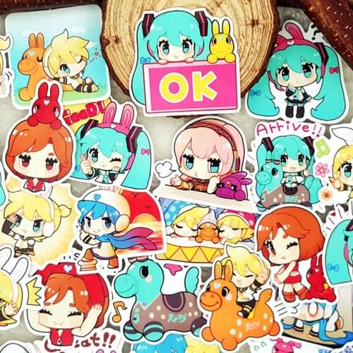 40 pcs Cartoon anime girl scrapbook stickers/ DIY laptop suitcase skateboard motorcycle bike toy boy