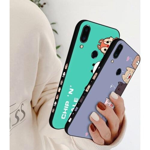 Side Pattern Phone Case For Meizu X8 V8 Pro Original Cute Bear TPU Cover For Meizu M6 M8 M9 Note M6s