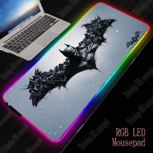 XGZ DIY LED Big Game RGB Mouse Pad Laptop Desk Pad Rubber Speed Version Edge Control Player Mouse Pad Gaming Accessories Mat