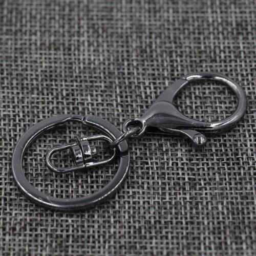 1PCS Male and female general Simple Metal 3 Colour Wild Key Chain for Women Charms Car Key Ring Pendant Women Accessories