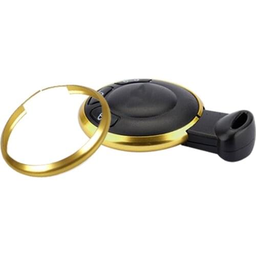 Auto Key Rings Cover Case Fit For Car Smart Mini Cooper JCW R55 R56 R57 R58 R59 R60 Fob Surround Rim Trim