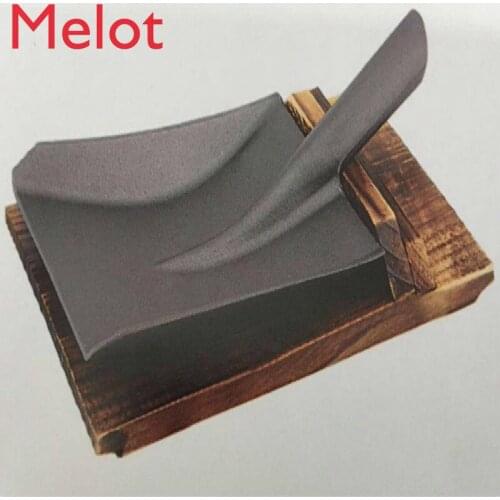 Cast Iron Square Shovel Soil Weeding Lawn Care Currency Multifunctional Labor Tools