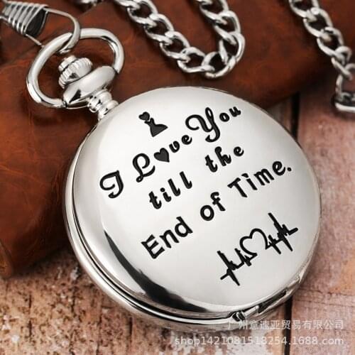 Valentines Day Gift Pocket Watch With Gift Box Anniversary Present Romantic Love Gift Birthday Gift For Girlfriend Boyfriend