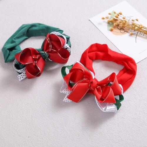 Wecute Baby Girl Headband Kids Halloween Hair Accessories Christmas Headdress Kawai Bow Decoration Headwear for Little Girls