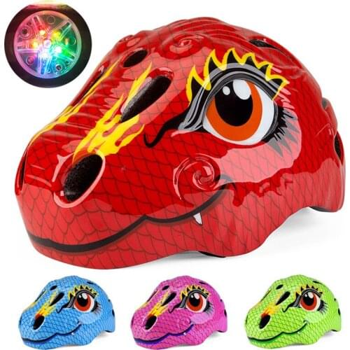 ANPWOO Childrens Cartoon Helmet Bicycle Riding Cute Animal Helmet High Hardness and Safe Riding Protective Gear