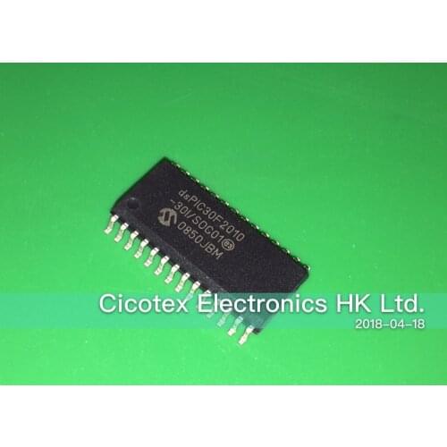 3pcs/lot dsPIC30F2010-30I/SO SOP28 Microcontroller IC MCU 16BIT 12KB FLASH 28SOIC dsPIC30F2010T-30I/SO dsPIC30F2010