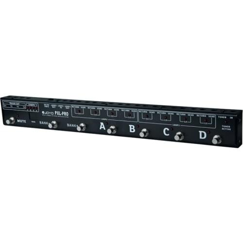 JOYO PXL-PRO Guitar Pedal Effect Controller Foot Controller 8 FX LOOP Channels Guitar Amp Pedal Effects Channels Setting