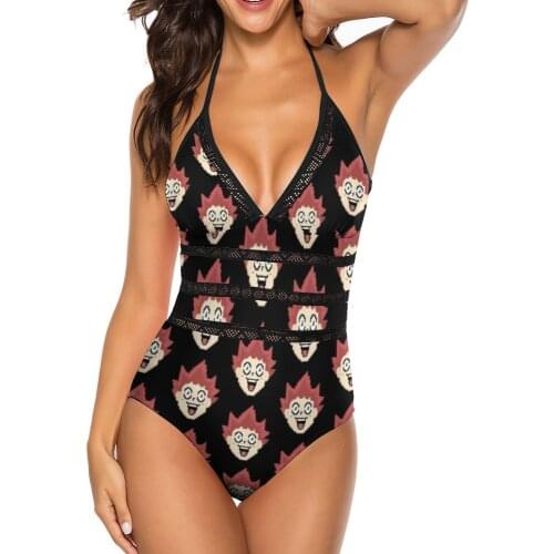 Haikyuu Swimsuit Sling Female Swimwear Best Colorful Rave Onepiece Bathing Suit