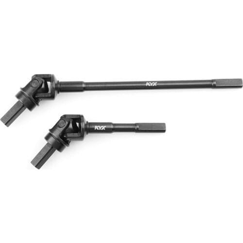 KYX Racing Hard Steel Front Axle CVD Drive Shaft Upgrades Parts Accessories for RC Crawler Car Axial SCX10 III AXI03007 SCX10.3
