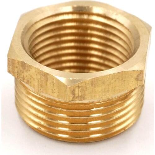 Brass Reducer M24x1.5mm Male Thread x M20x1.5mm Female Thread Reducing Bush adapter Fitting Gas Air Water Fuel