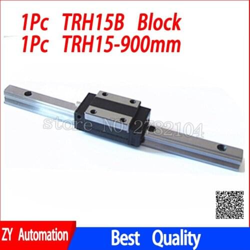 New linear guide rail TRH15 900mm long with 1pc linear block carriage TRH15B or TRH15A CNC parts