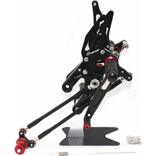 Pedals for honda cbr1000rr CNC Adjustable Footrests Foot Pegs Rider Rearset Footrest Foot Rest for CBR1000RR 2004 2005 2006 2007