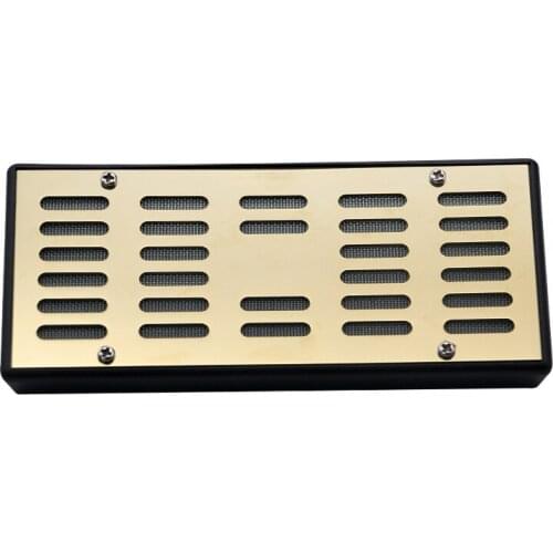 Professional Square Smoking Metal & Plastic Cigar Humidor Humidifier Pocket Portable Tobacco Moisture Strip Case Cigarette Box