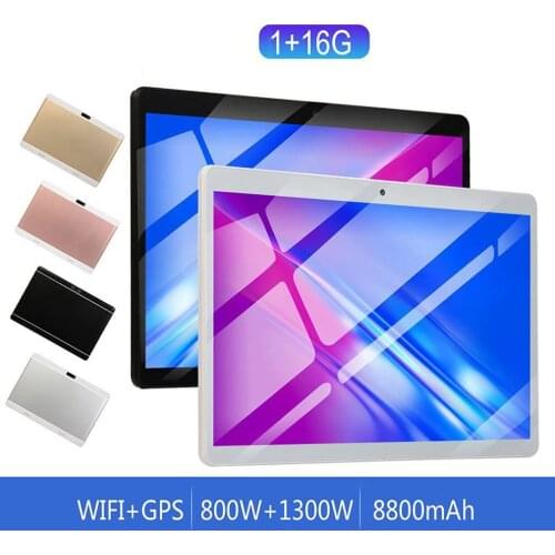Professional 10 Inch Tablet PC 1GB RAM 16GB ROM For Android 8.0 WiFi Dual SIM Cards 3G Tablets Lightweight