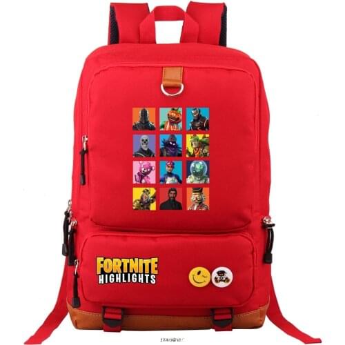 FORTNITE Backpack Students Boys Girls Rucksack Fashion New Pattern Travel Knapsack Men Women Laptop Mochilas