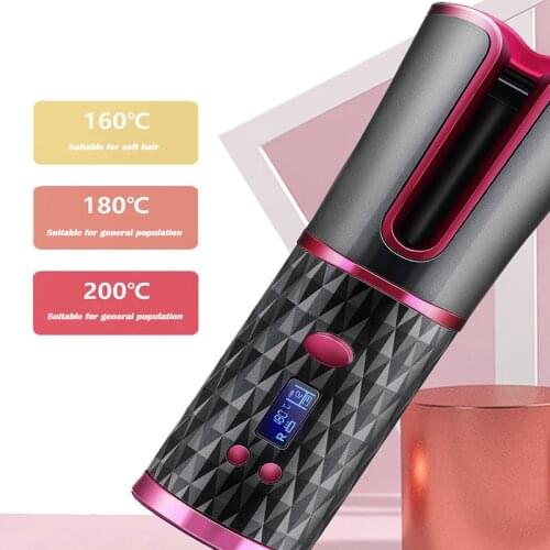 Automatic Hair Curlers Rollers Machine USB Rechargeable Curling Iron Hair Curling Irons Air Wrap LED Modeling Curls Hair Care