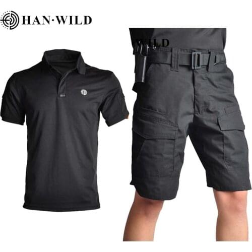Tactical Cargo Shorts/Shirts Men Military Paintball Camouflage Pants Army Airsoft Multi Pocket Cotton Shorts Beach Shorts Hiking