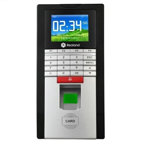 Color Lcd TCP IP RS485 Fingerprint RFID Pincode Voice WG26 output door lock Access Control attendance system