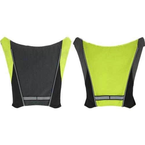LED Wireless Cycling Vest MTB Bike Bag Safety LED Turn Signal Light Vest Bicycle Reflective Warning Vests With Remote control