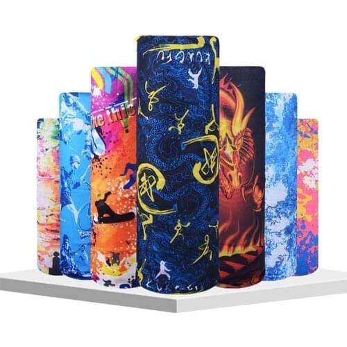 Outdoor Scarf Sun Protection Camping Riding Bandana Scarves Neck Head Scarf Bandanas Flower Elegant Print Men Scarf shemagh
