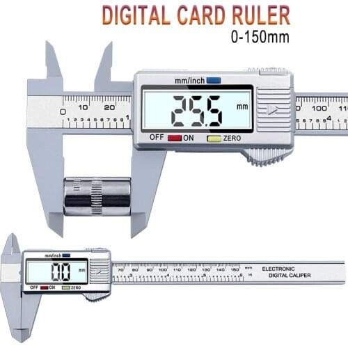0-150mm Vernier Caliper Digital Electronic Digital Caliper LCD Micrometer Measuring Tool 6 Inch