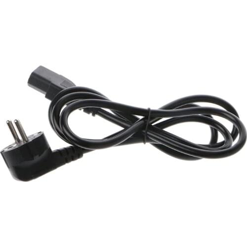 1.5m C13 IEC 320 European Kettle 2 Pin AC Round EU Plug Power Cable Cord