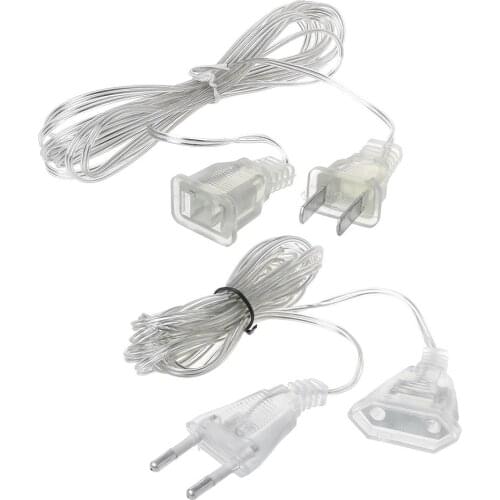 3m Power Extension Cable Plug Extender Wire For LED String Light Christmas Lights