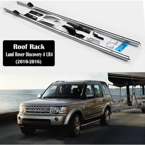 Roof Rack For Land Rover Discovery 4 LR4 2010-2016 Racks Rails Bar Luggage Carrier Bars top Racks Rail Boxes Aluminum alloy