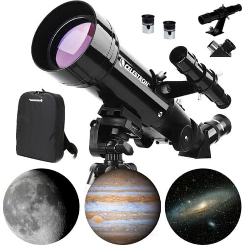 Celestron 70400 100000M Astronomical Professional Telescope Compact Portable Static Space Telescopic for Beginners Students