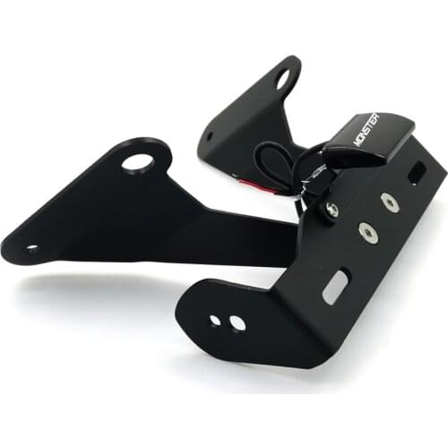 License Plate LED Holder Bracket For DUCATI MONSTER 821 2014-2019 Motorcycle Fender Eliminator Registration