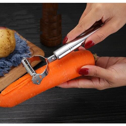 Kitchen gadgets suit stainless multi-functional fruit peeler paner grater suits supermarket shopping malls WALK KNOW