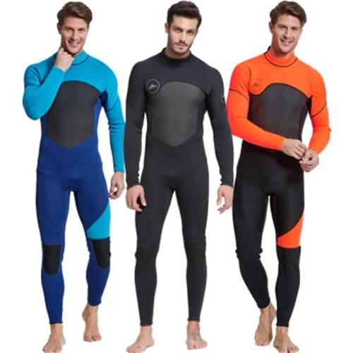 Thick 3MM outdoor Wetsuits neoprene spearfishing diving suit men wet suit surfing windsurf sports suits swimsuit surfing