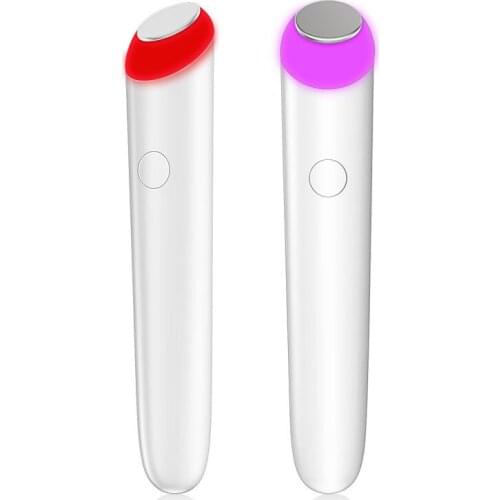 New Eye Care Beauty Device Ultrasonic Import Vibration Massage With Red Blue Led Light For Anti Wrinkle Dark Circle Remove