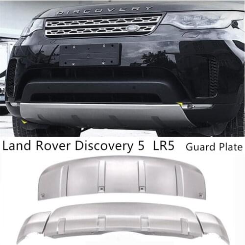 For Land Rover Discovery 5 LR5 2017-2021 Front & Rear Bumper Guard Plate Protector Anti-impact Stainless Steel Auto Accessories