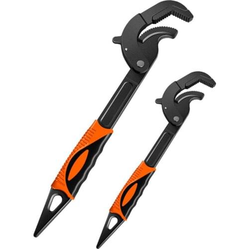 WOZOBUY Movable Universal Wrench Multifunctional Precision Wear-Resistant Tooth Pattern Fast Super Large Opening Pipe Wrench Set