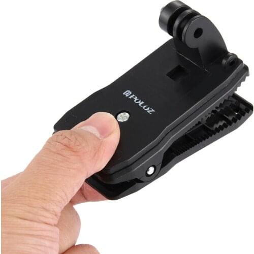 360 Degree Rotary Hat Belt Backpack Clip Clamp Mount For Gopro Hero 4 Session/4/3+/ Hero 3/ 2 Skiing Action Camera Accessories