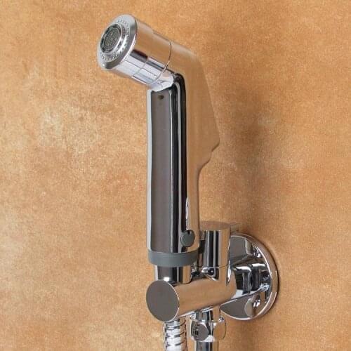 Two Function Toilet Hand held Bidet spary ,Diaper Sprayer, Shower Shattaf Bidet Spray Douche kit Jet BD02